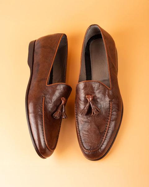 Nevis · mocassin · marron