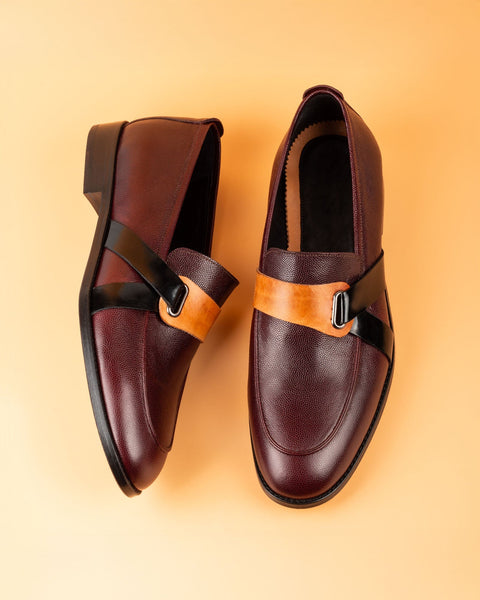 Wutai · mocassin · bordeaux