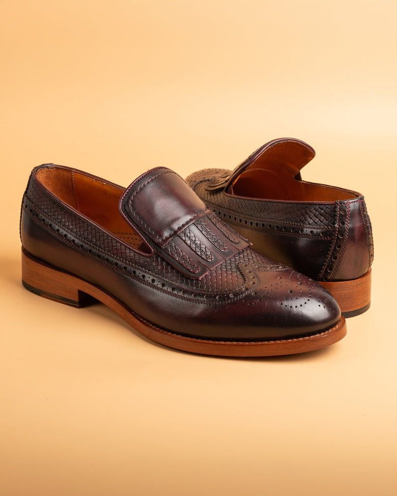 Athos · loafer · bordeaux