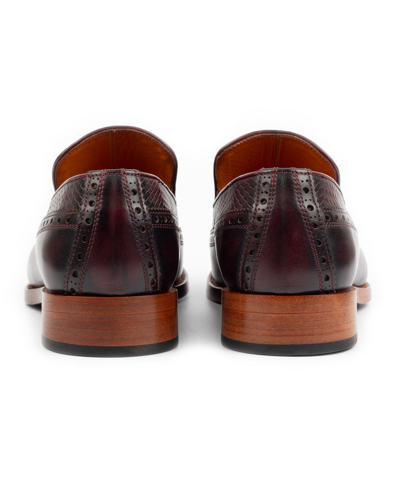 Athos · loafer · bordeaux