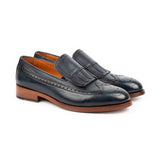Athos · mocassin · bleu marine
