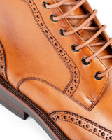 Broad · bottine · cognac