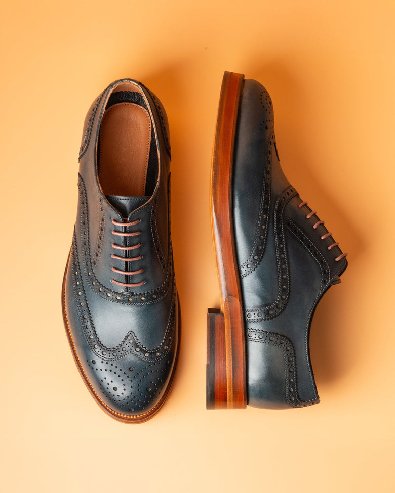 Brocken · richelieu · bleu marine