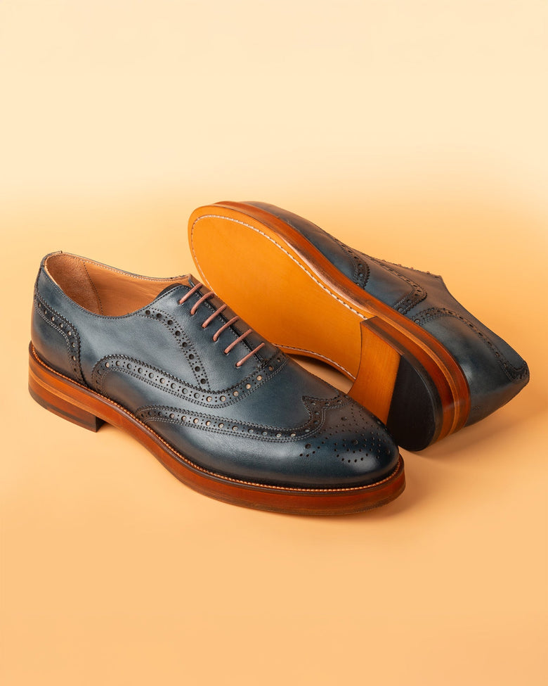 Brocken · richelieu · bleu marine