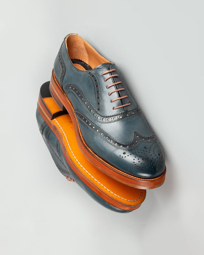 Brocken · richelieu · bleu marine