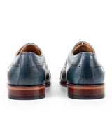 Eryx · richelieu · bleu marine et marron