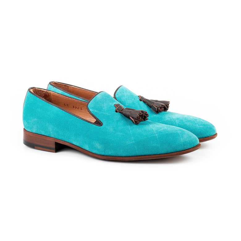 Hekla · mocassin · turquoise