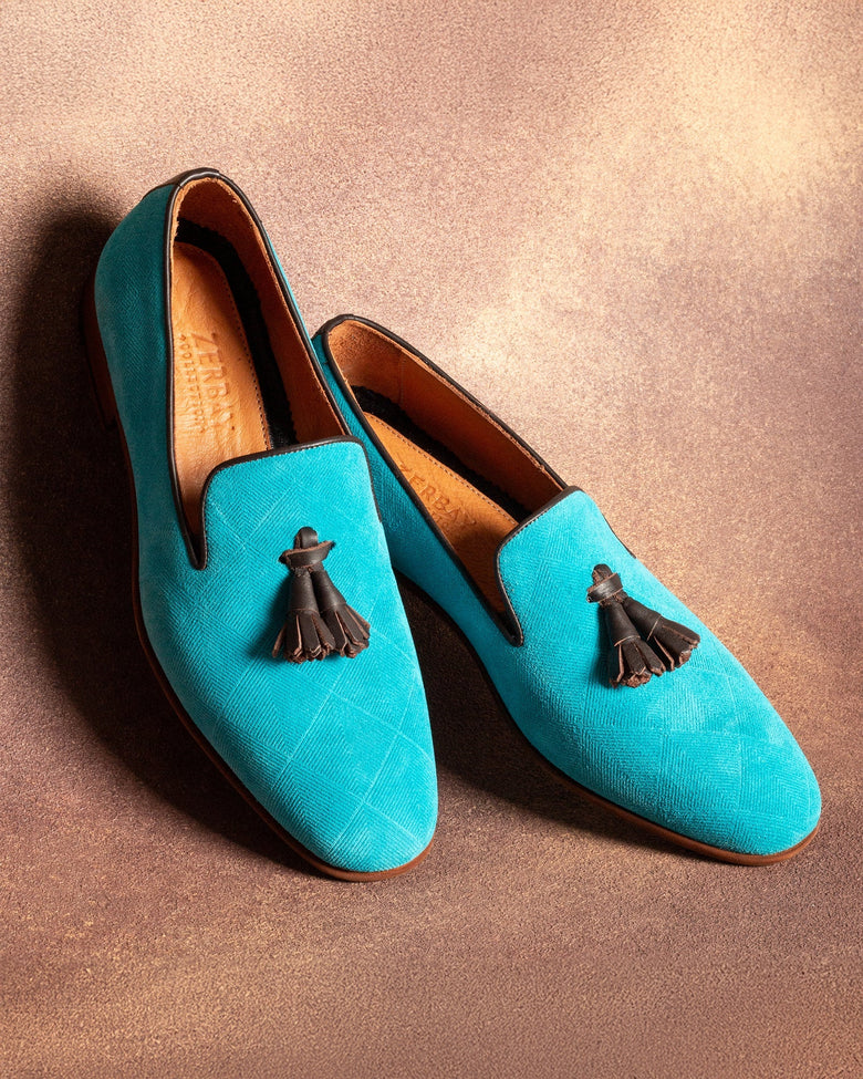 Hekla · mocassin · turquoise
