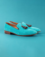 Hekla · mocassin · turquoise