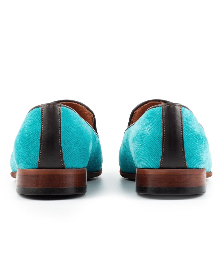 Hekla · mocassin · turquoise
