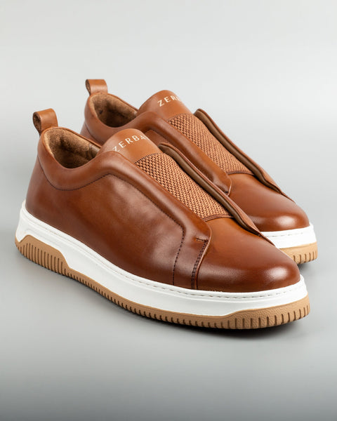 Kamet · chaussure décontractée · cognac