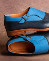 Kangto · scarpa con fibbia · blu navy