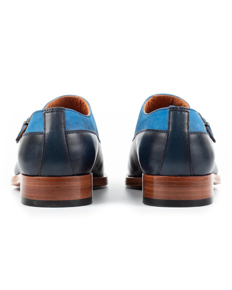 Kangto · scarpa con fibbia · blu navy