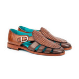Kinabalu · sandalia · coñac y marrón