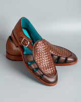 Kinabalu · sandalia · coñac y marrón