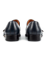 Lucania · zapato de hebilla · azul marino
