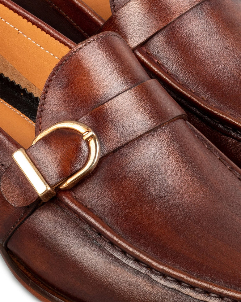 Massif · zapato de hebilla · marrón