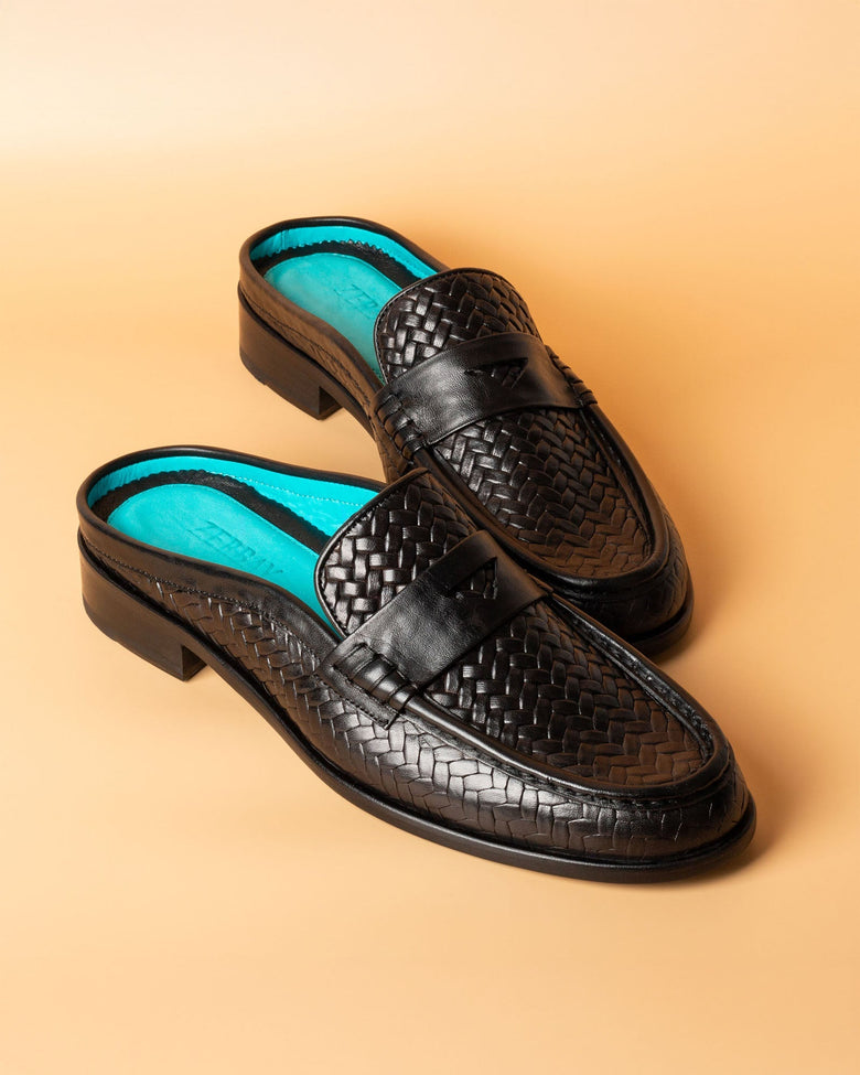 Mawenzi · sandale · noir gaufré