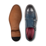 Mercedario · zapato de hebilla · azul marino