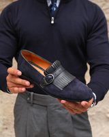 Neblina · chaussure à boucle · bleu marine