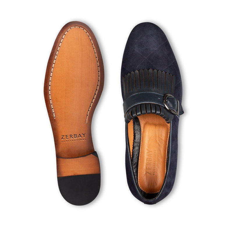 Neblina · chaussure à boucle · bleu marine