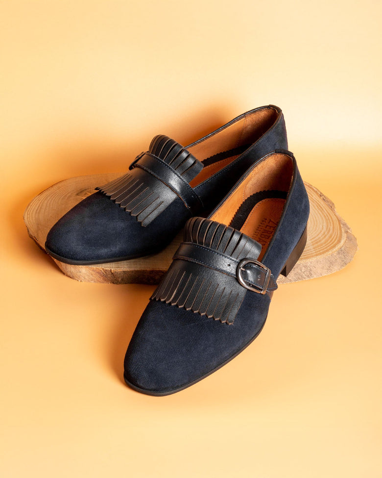 Neblina · chaussure à boucle · bleu marine