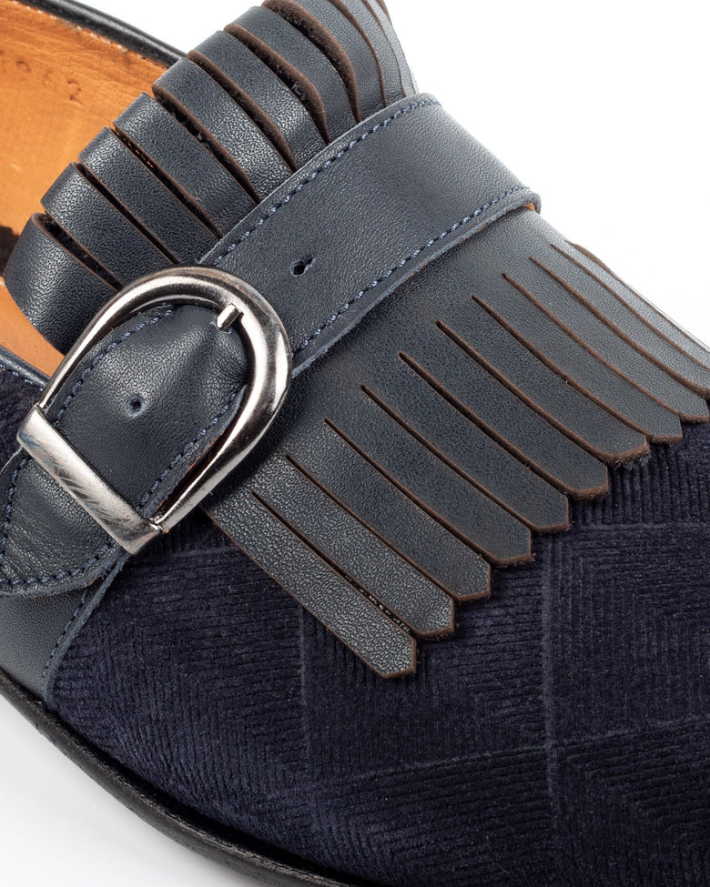 Neblina · chaussure à boucle · bleu marine