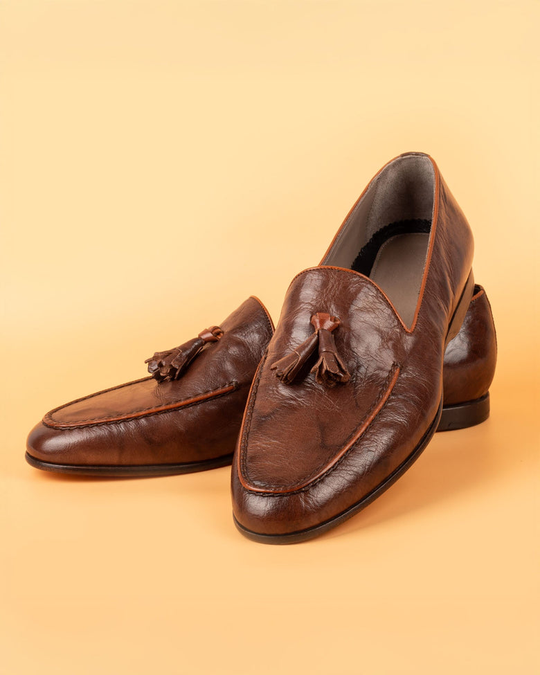 Nevis · mocassin · marron