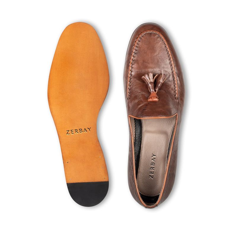 Nevis · mocassin · marron