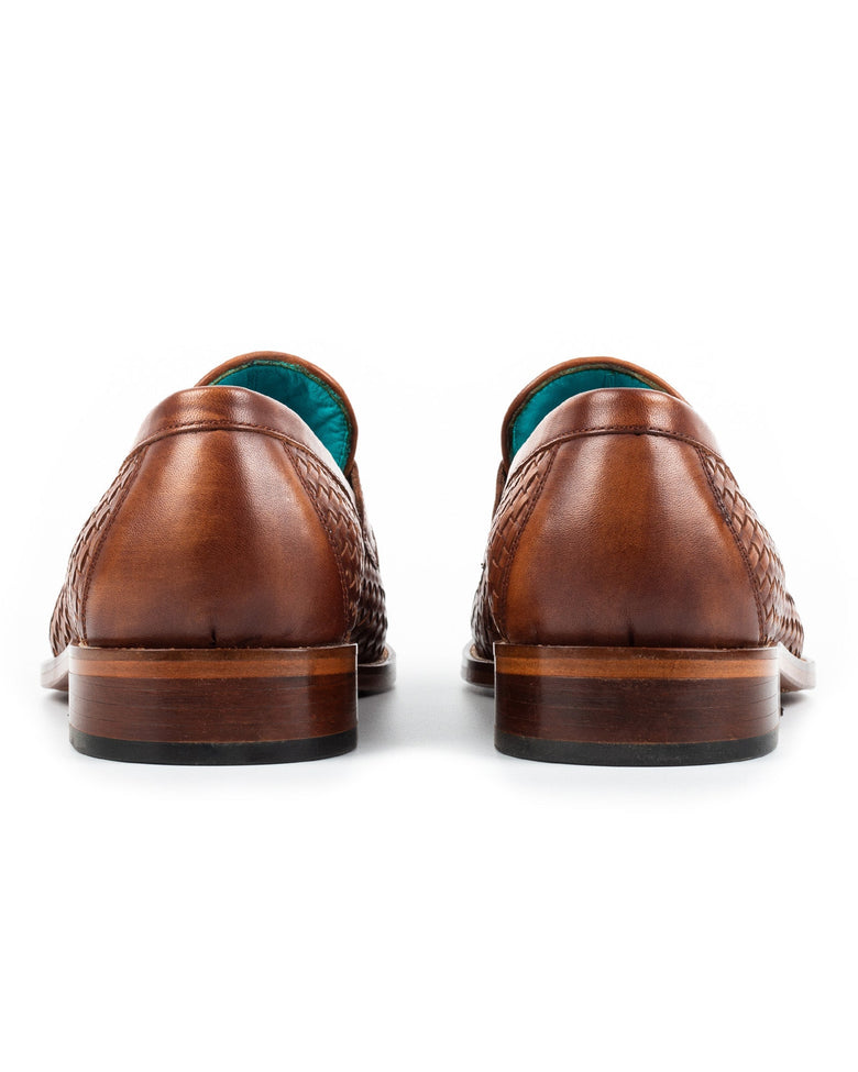 Parnis · mocassin · cognac