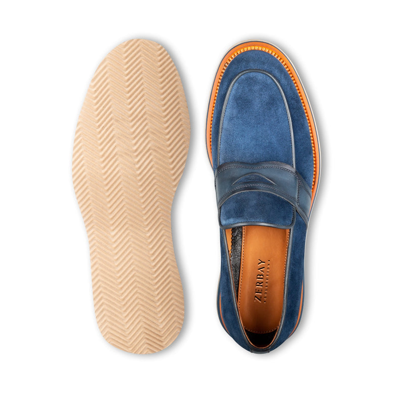 Suthep · mocassin · bleu marine