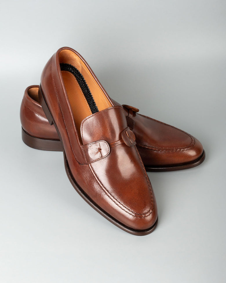 Tahan · mocassin · marron