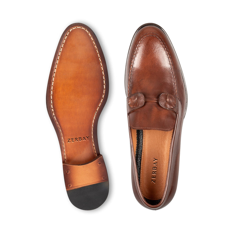 Tahan · mocassin · marron