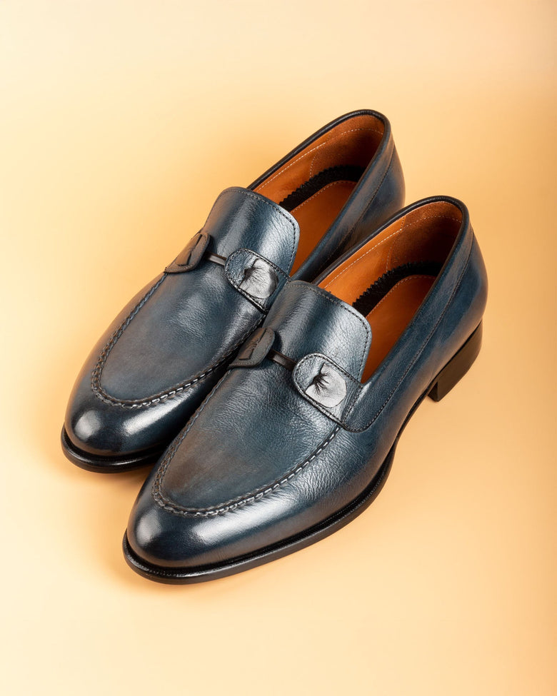 Tahan · mocasín · azul marino