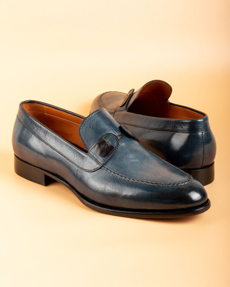 Tahan · mocasín · azul marino