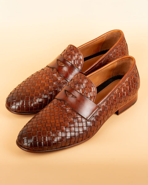 Tai · mocassin · cognac