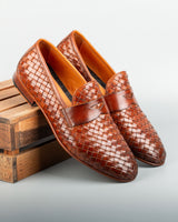 Tai · mocassin · cognac