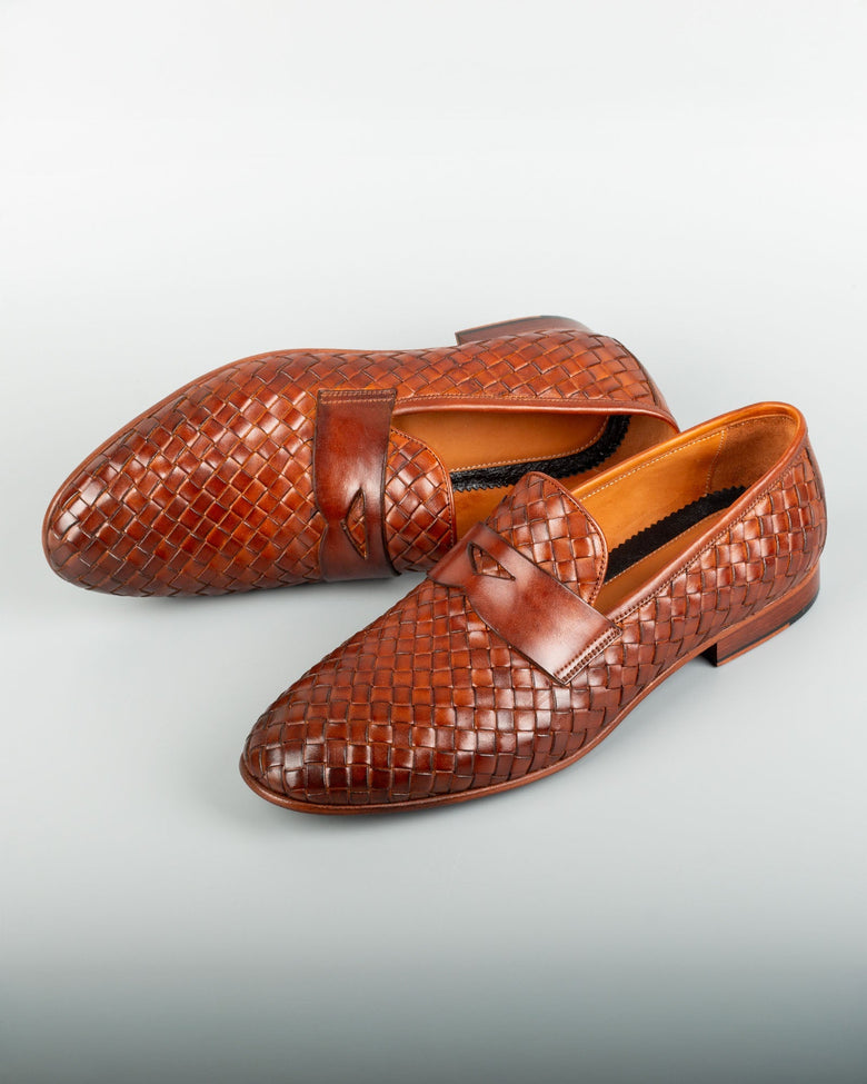 Tai · mocassin · cognac