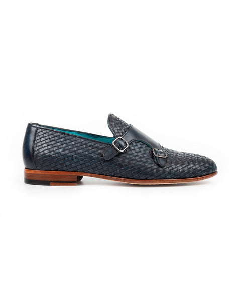 Taranaki · chaussure à boucle · bleu marine