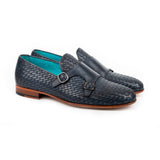 Taranaki · chaussure à boucle · bleu marine