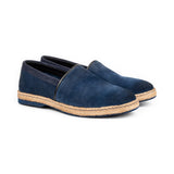 Tirich · mocassin · bleu marine