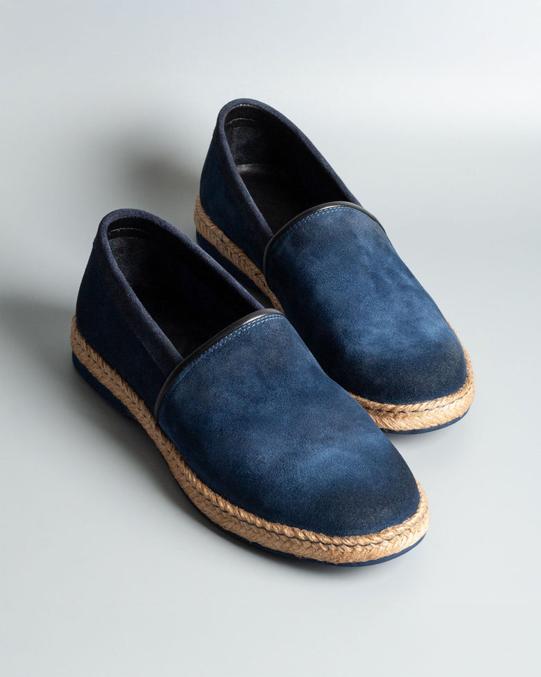 Tirich · mocassin · bleu marine