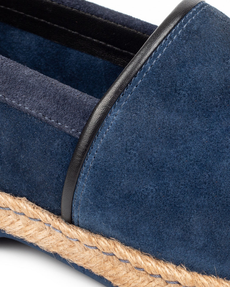 Tirich · mocassin · bleu marine