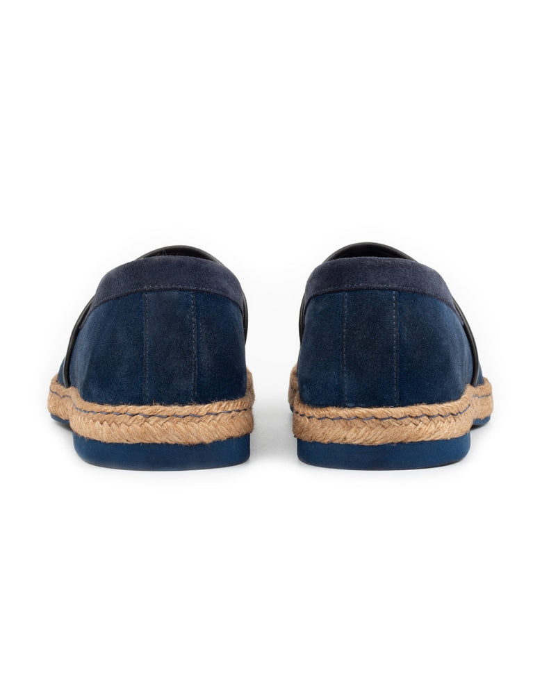 Tirich · mocassin · bleu marine