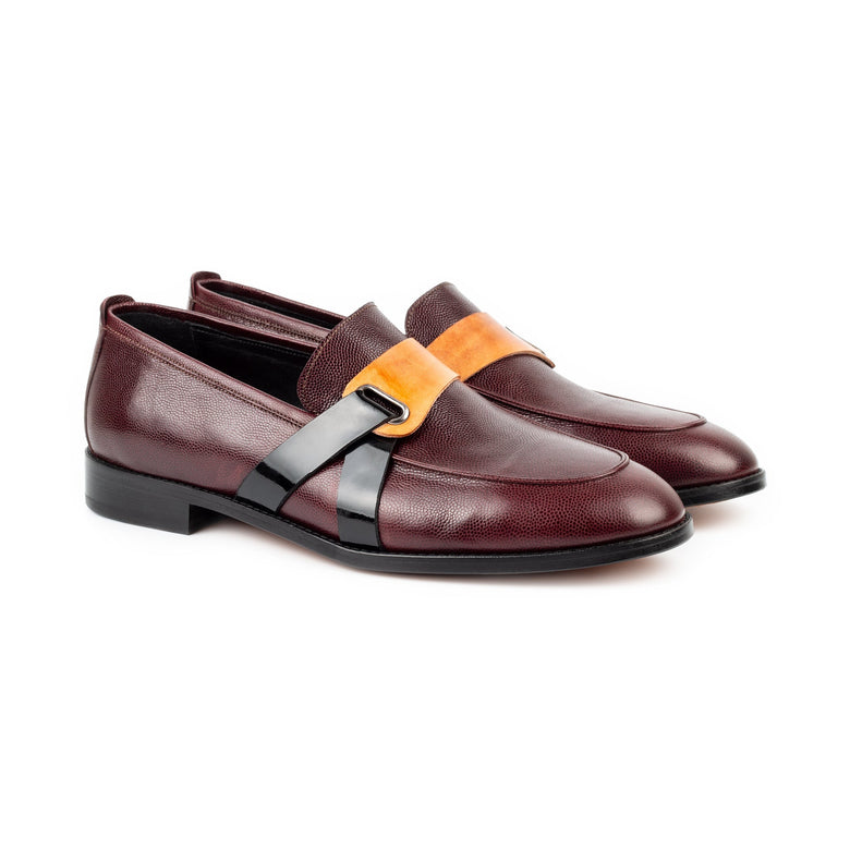 Wutai · mocassin · bordeaux