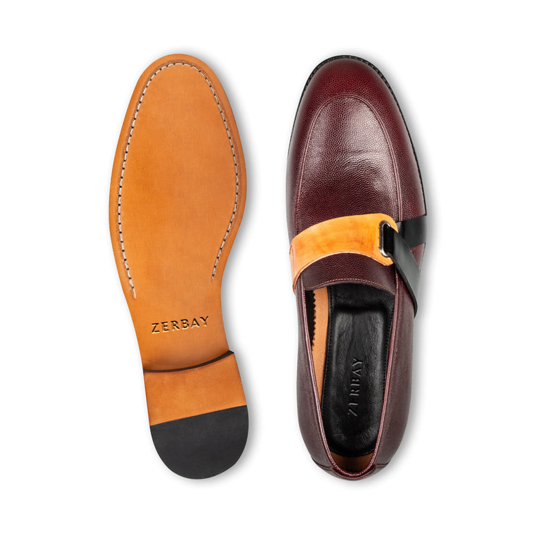 Wutai · mocassin · bordeaux
