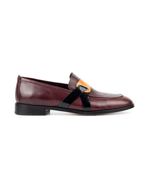 Wutai · mocassin · bordeaux