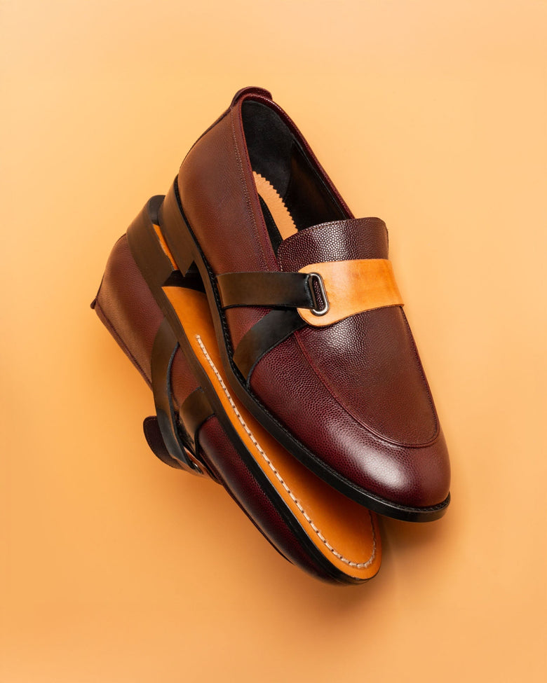 Wutai · mocassin · bordeaux